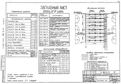 Состав альбома. Типовой проект 902-2-311Альбом 2 Технологическая часть. Нестандартизированное оборудование   