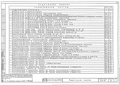 Состав альбома. Типовой проект 211-2-176Альбом 2 Санитарно-технические чертежи