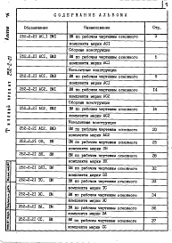 Состав альбома. Типовой проект 252-2-21Альбом 16  Ведомости потребности в материалах