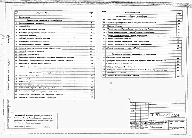 Состав альбома. Типовой проект 704-1-172.84Альбом 6 Проект производства монтажных работ. Монтаж резервуара