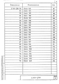 Состав альбома. Серия 2.144-1/88 УзлыВыпуск 1  Узлы полов жилых зданий. Рабочие чертежи 
