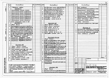 Состав альбома. Типовой проект 816-1-83.86Альбом 1 Общая пояснительная записка. Генеральный план. Технологические чертежи. Отопление и вентиляция. Водопровод и канализация. Электротехнические чертежи. Автоматизация санитарно-технических систем. Связь и сигнализация