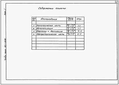 Состав альбома. Типовой проект 902-1-130.88Альбом 2 Спецификации оборудования.     