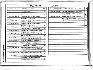 Состав альбома. Типовой проект 22-0-5.84Альбом 1 Материалы для проектирования