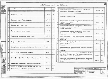 Состав альбома. Типовой проект 901-6-39Альбом 2 Двухсекционные градирни