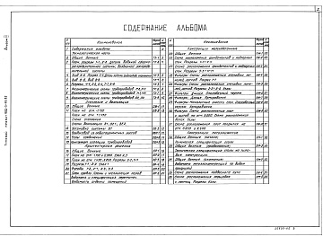 Состав альбома. Типовой проект 902-3-46.85Альбом 2 Технологическая, санитарно-техническая, архитектурно-строительная части    