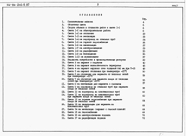 Состав альбома. Типовой проект 144-24-240.13.87Альбом 3 Сметы