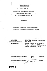 Состав альбома. Типовой проект 705-1-170.85 Альбом 6 Показатели применения научно-технических достижений в строительных решениях проекта 