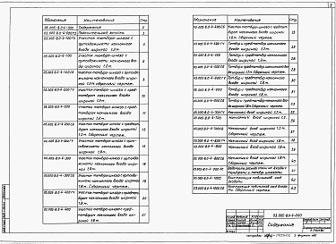 Состав альбома. Серия 03.005-8 МонолитныеВыпуск 0-4 Конструктивные решения входов с тамбурами, тамбур-шлюзами и павильонами для защитных сооружений в водонасыщенных грунтах. Материалы для проектирования.