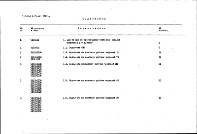 Состав альбома. Типовой проект 412-1-76.92Альбом 9 Ведомости потребности в материалах