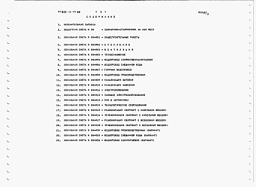 Состав альбома. Типовой проект 802-5-77.88Альбом 3 Сметы