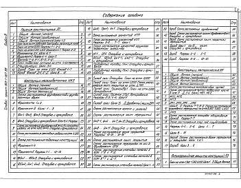 Состав альбома. Типовой проект 903-1-267.89Альбом 8 Решения архитетурные. Конструкции железобетонные. Конструкции металлические. Антикоррозийная защита конструкций    