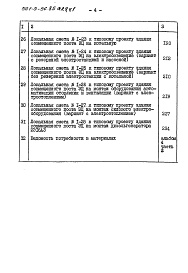 Состав альбома. Типовой проект 501-5-56.85Альбом 4 Сметы Часть 1 Ведомости потребности в материалах Часть 2     