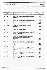 Состав альбома. Типовой проект 141-26-96.86Альбом 2 Раздел 8-1 Сметы