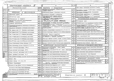Состав альбома. Типовой проект 264-12-142Альбом 2 Чертежи санитарно-технических систем и устройств