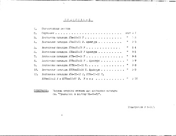 Состав альбома. Шифр НК-60-03 ЖелезобетонныеАльбом 2 Дополнение