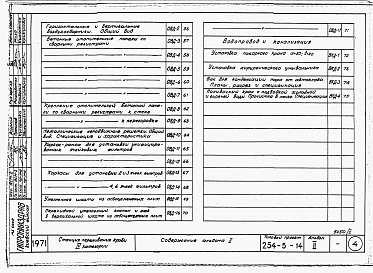 Состав альбома. Типовой проект 254-5-14Альбом 2 Изделия заводского изготовления. Детали по архитектурно-строительной и санитарно-технической частям
