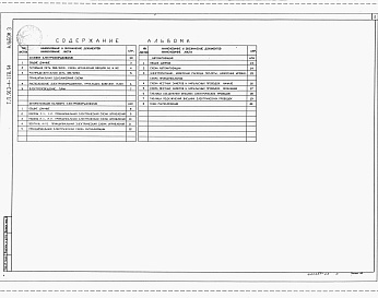 Состав альбома. Типовой проект 903-4-178.94Альбом 3 Силовое электрооборудование. Автоматизация силового электроооборудования. Автоматизация