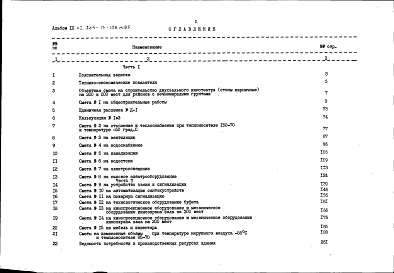 Состав альбома. Типовой проект 264-13-128м.85Альбом 9 Сметы
