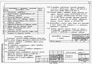 Состав альбома. Типовой проект У.227-30-135.95Альбом 3 Строительные изделия