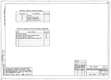Состав альбома. Типовой проект 705-1-155.83 Альбом 1 Генплан, технологическая часть, контроль производства, электротехническая часть