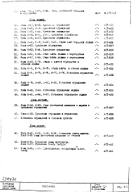 Состав альбома. Типовой проект II-49Часть 1 Раздел 2 1-9 Архитектурно-строительные чертежи Узлы и детали надземной части здания 