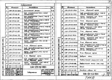 Состав альбома. Серия 3.901-1/79 ТрубыВыпуск 2 Рабочие чертежи труб диаметром 500-1600 мм