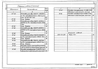 Состав альбома. Типовй проект 407-03-331.83Альбом 1 Электротехническая часть