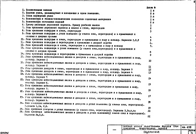 Состав альбома. Шифр НА-275 ТиповыеАльбом 1 Рабочие чертежи
