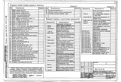 Состав альбома. Типовой проект 252-4-38.84Альбом 13 ОВ.ВК. Блок отделения восстановительного лечения