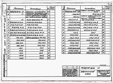 Состав альбома. Типовой проект А-II,III,IV-600-467.90Альбом 5 Строительные конструкции и изделия     