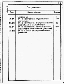 Состав альбома. Типовой проект 709-9-80.87Альбом 4 Ведомости потребности в материалах     