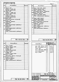 Состав альбома. Типовой проект 708-46.89Альбом 5 Задание заводу-изготовителю на комплексные электротехнические устройства.   