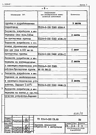 Состав альбома. Типовой проект 224-9-180пв.83Альбом 7 Ведомость потребности в материалах.     