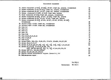 Состав альбома. Шифр РС4321 МеталлическиеАльбом 1 Рабочие чертежи