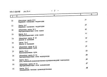 Состав альбома. Типовой проект Альбом 12.4 Сметы. Генеральный план. Инженерные сети