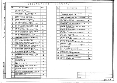 Состав альбома. Типовой проект 264-20-99.88Альбом 2 Отопление и вентиляция, водоснабжение и канализация