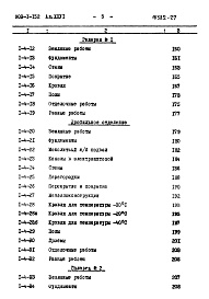 Состав альбома. Типовой проект Альбом 26 Сводка затрат и сметы на строительные работы (для здания с кирпичными стенами)  