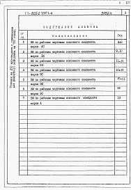 Состав альбома. Типовой проект 805-2-72.87Альбом 4 - Ведомость потребности в материалах