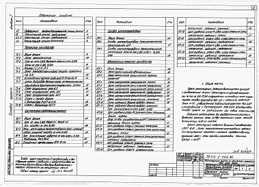 Состав альбома. Типовой проект 812-1-073.86Альбом 1 Общая пояснительная записка. Технология производства. Архитектурно-строительные решения. Силовое электрооборудование. Автоматизация технологии производства