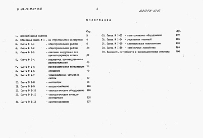 Состав альбома. Типовой проект 409-15-97.87Альбом 6   Сметы    Части 1 и 2.   