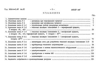 Состав альбома. Типовой проект 902-5-41.87Альбом 6 Сметы    