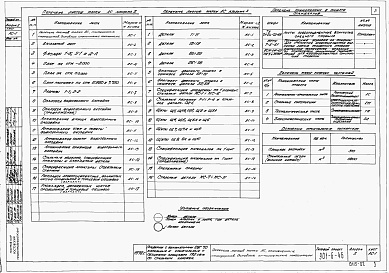 Состав альбома. Типовой проект 901-6-46Альбом 2 Двухсекционные градирни