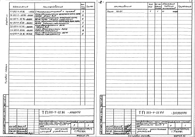 Состав альбома. Типовой проект 503-4-35.86Альбом 7 Задания заводу-изготовителю