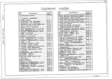 Состав альбома. Типовой проект 903-4-47.86Альбом 1 Применен из тп 903-4-46.86 Пояснительная записка. Технология производства. Автоматизация технологии производства. Силовое электрооборудование. Электрическое освещение.Связь и сигнализация. Фундаменты под оборудование