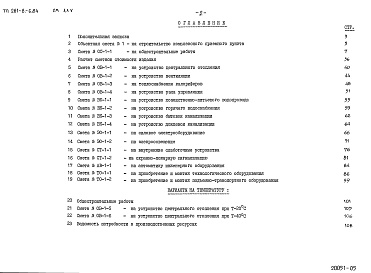 Состав альбома. Типовой проект 281-8-6.84Альбом 5 Сметы   
