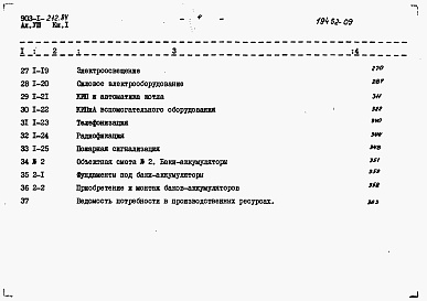 Состав альбома. Типовой проект 903-1-212.84Альбом 8  Книга 2 Технико-экономическая часть и сметы