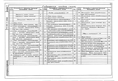 Состав альбома. Типовой проект 503-4-64.89Альбом 7 Электрическое освещение. Силовое электрооборудование. Связь и сигнализация. Автоматизация
