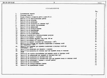 Состав альбома. Типовой проект 184-24-237.13.87Альбом 3 Сметы
