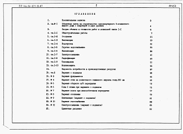 Состав альбома. Типовой проект 144-24-271.13.87Альбом 3 Сметы